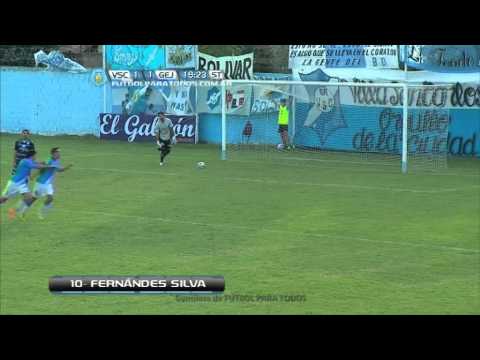 Gol de Fernandes Silva. Villa San Carlos 2 - Gimnasia (J) 1. Fecha 26. Primera B Nacional. FPT