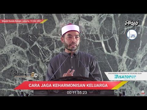 Cara jaga Keharmonisan Keluarga - Dakwah Bersama Ust. Dr. Amri Fatmi, Lc. MA.