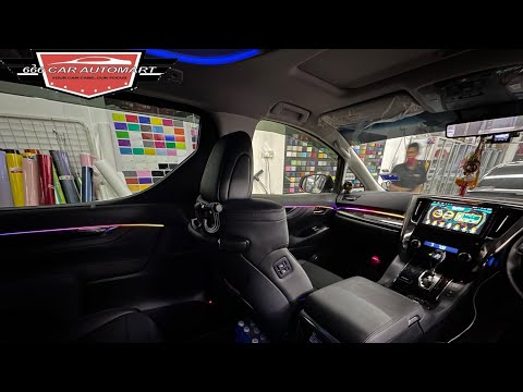 Toyota Alphard install Rainbow Ambience Light RGB+app control+remote ONLY frm RM 1xxx PREMIUM LED