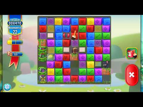 Pet Rescue Saga Nivel 2552 sin booster.-