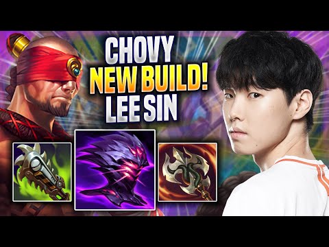 CHOVY TRIES NEW LEE SIN BUILD! - GEN Chovy Plays Lee Sin MID vs Akali! | Preseason 2023