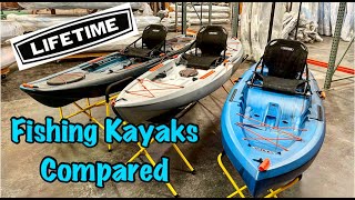 Lifetime Fishing Kayaks Compared