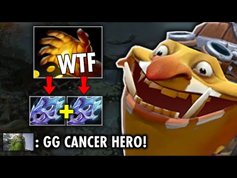 Power of Midas Techies! Incredible Attack speed None Toxic Builds 7.27  | Techies Official