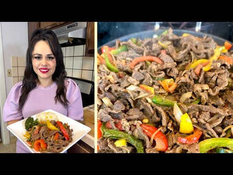 RECETA DE FAJITAS DE RES DELICIOSAS !!