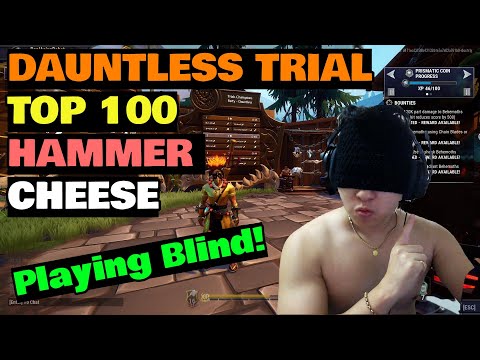 Top 100 Hammer Cheese - Dauntless Shadowtouched Drask Trial - Build in Members Only - Patch 1.10.4.