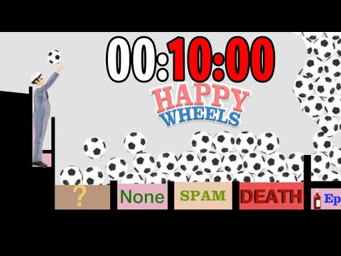 RECORD di BALL-THROW fatti in 10 MINUTI!! - Happy Wheels [Ep.172]