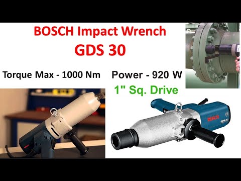 Bosch GDS 30 1 inch Squire Drive Electric Impact Wrench | Heaviest Impact Wrench From Bosch 1000Nm
