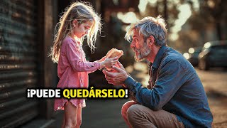 NIÑA LE DA UN SÁNDWICH A UN MILLONARIO DISFRAZADO — TRES DÍAS DESPUÉS, UN HOMBRE LLAMA A SU PUERTA..