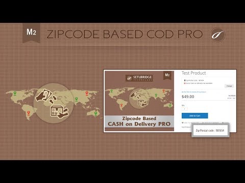 Post code/Zip code Based Cash on Delivery(COD) Pro Magento 2 Extension by SetuBridge