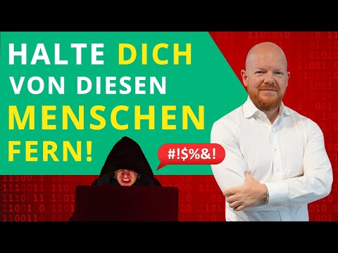 Halte dich von diesen Menschen fern!