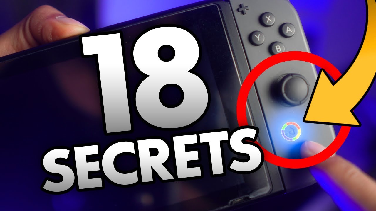 18 AMAZING Nintendo Switch secrets! 🔥😱🤯