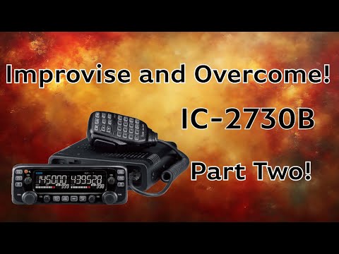 ICOM 2730B Part 2 - Hardware Mounting Hacks for LESS!