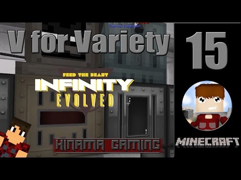 V4Variety FTB Infinity Evolved Expert Mode - 15 - Ender IO and well new base design