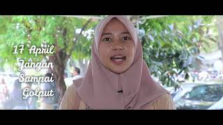 Universita Nasional – JANGAN ADA GOLPUT DIANTARA KITA! #AYOMEMILIH #JANGANGOLPUT #PEMILU2019