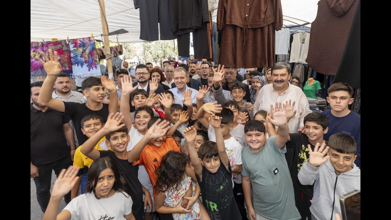 BAŞKAN SEÇER, KURDALİ’DE PAZAR ZİYARETİ YAPTI