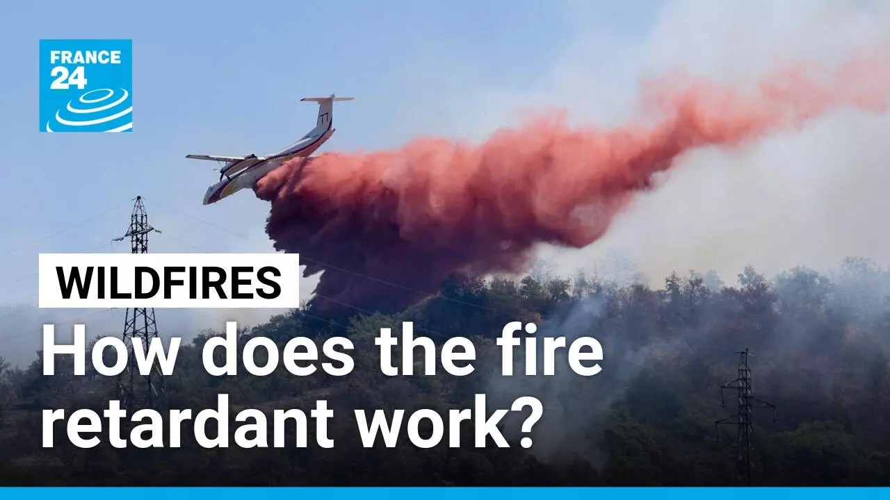 What to know about the red fire retardant being used against wildfires • FRANCE 24 English