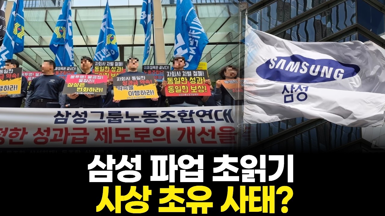 삼성 파업 초읽기, 사상 초유 사태?