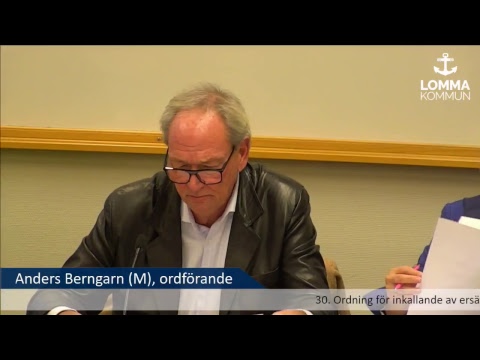 Lomma kommunfullmäktige 181122