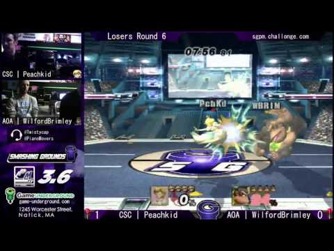 SG at GU 9.5: Project M 3.6 - CSC | Peachkid (Peach) vs AOA | Wilford Brimley (Snake, Donkey Kong)