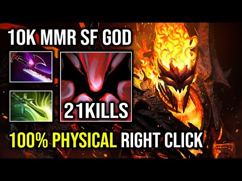 100% Physical Right Click Shadow Fiend Butterfly Hit Like a Truck 7.33e Dota 2