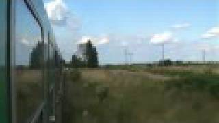 preview picture of video 'Zwierzyniec-Rejowiec from a train, part 3'