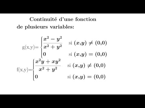 Université: Continuité de fonction à double variables. #continuité #plusieurs_variables#fonction