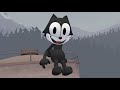 Run Away Short Cartoon Cat