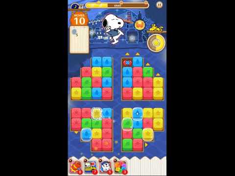 Snoopy Puzzle Journey Night Mode Level 44 - NO BOOSTERS 🐶🧩🧳 | SKILLGAMING ✔️