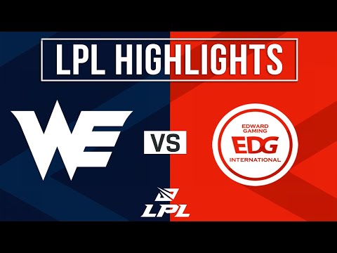 WE vs EDG Highlights ALL GAMES | LPL 2025 Split 3 Play-In | Team WE vs EDward Gaming