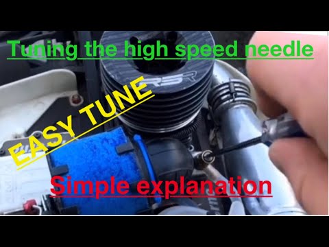 How to tune your nitro engine made easy . Must watch for beginners