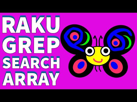 Raku Programming Language Tutorial Array Grep Search Function 2024