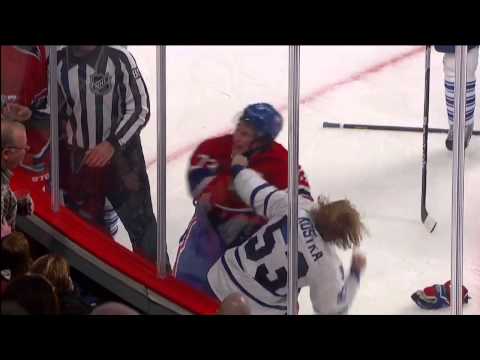 Leafs @ Habs - 02/09/2013 Highlights - Biting Incident