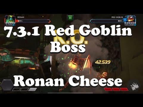 Ronan Easily Defeats Act 7.3.1 Red Goblin Boss | Marvel Contest of Champions
