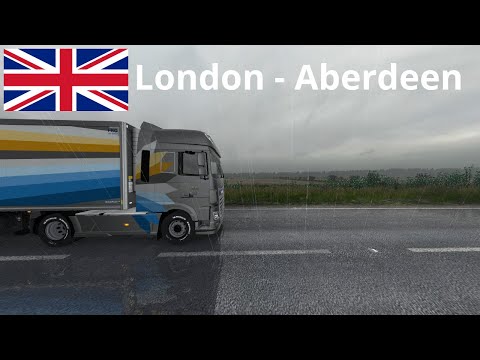 Euro Truck Simulator 2 | ProMods 2.43 | London (GB) - Aberdeen (GB) [Timelapse]