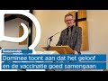 Dominee in Sommelsdijk toont dat geloof en vaccinatie goed samengaan