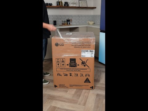 LG QuadWash Dishwasher Unboxing