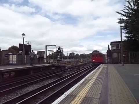 4 car of 1962 Stock coupled to 4 cars of 1992 stock passing through Rayners Lane RARE!!!