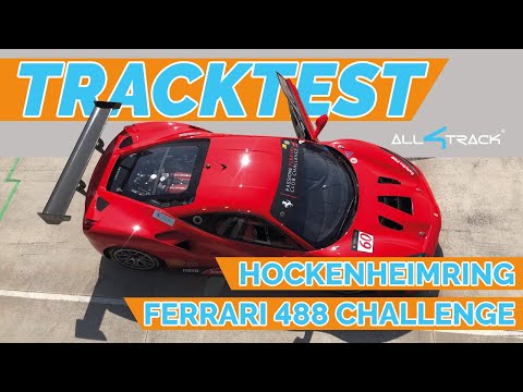 Tracktest - Ferrari 488 Challenge - Hockenheim GP - Onboard with Daniel Schwerfeld | all4track