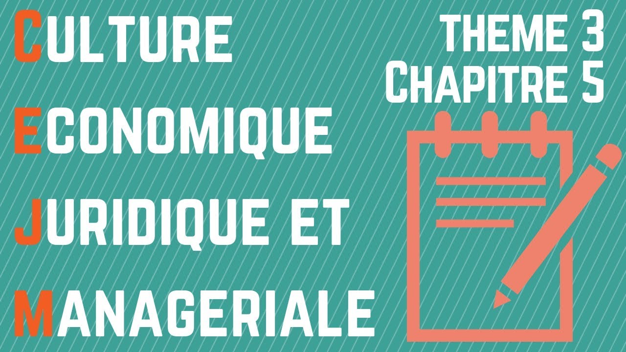 CEJM - Th3 Chap5 : La direction et l'organisation de l'entreprise