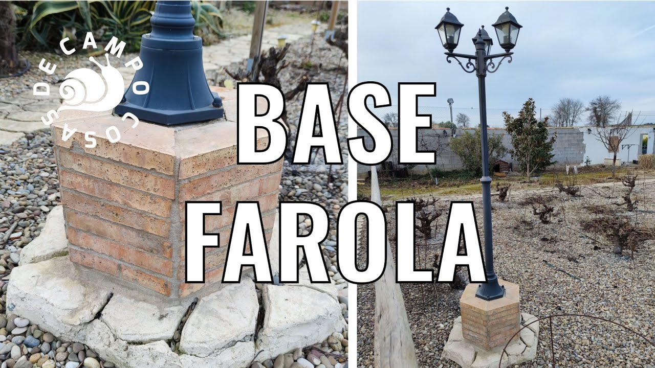 Base para una farola consejos para crearla Bricolaje