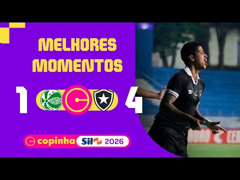 JUVENTUDE 1 X 4 BOTAFOGO | MELHORES MOMENTOS | 3ª FASE | COPINHA SIL 2026