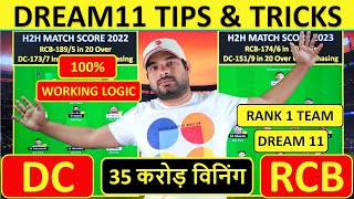 DC vs RCB Dream11, DC vs RCB Dream11 Team Prediction, Delhi vs Bangalore IPL T20 Team Today Match