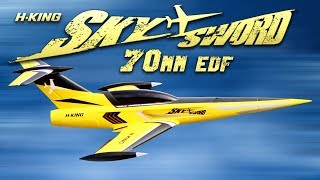 H-King SkySword Yellow 70mm EDF Jet 990mm (40