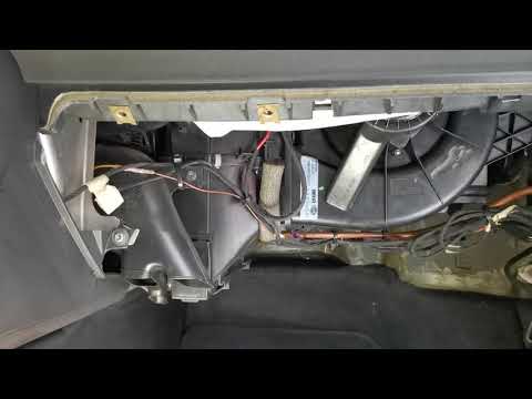 Audi a2 jammed interior fan fix
