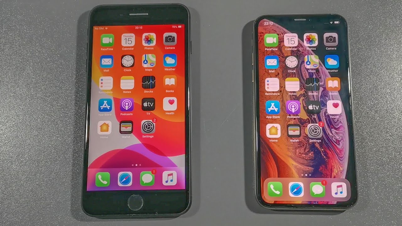 Iphone XS vs Iphone 7 Plus Comparison Speed Test