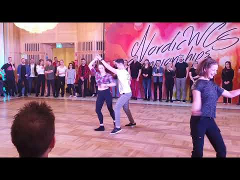 Anastasiya Milyutin & Mel Verduci - 3rd place intermediate Nordic WCS