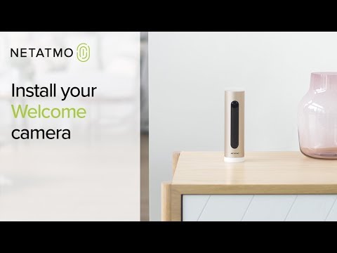 Netatmo Welcome išmanioji vidaus apsaugos kamera video