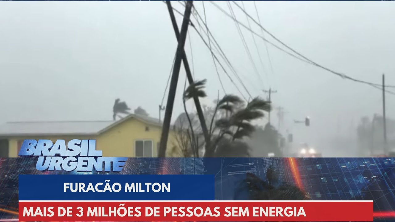 Furacão Milton deixa mais de 10 mortos nos Estados Unidos | Brasil Urgente