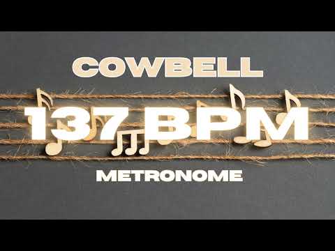 137 BPM - Cowbell Metronome