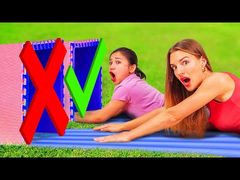 CHOOSE THE RIGHT MYSTERY BOX ||Waterslide Into The Right Box! By 123 GO! CHALLENGE
